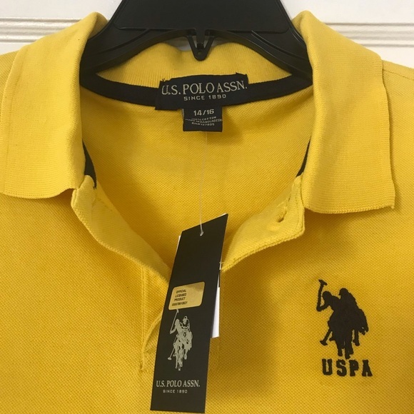 U.S.Polo Assn. Boys' Short Sleeve Solid Pique Polo‎ - Picture 6 of 6